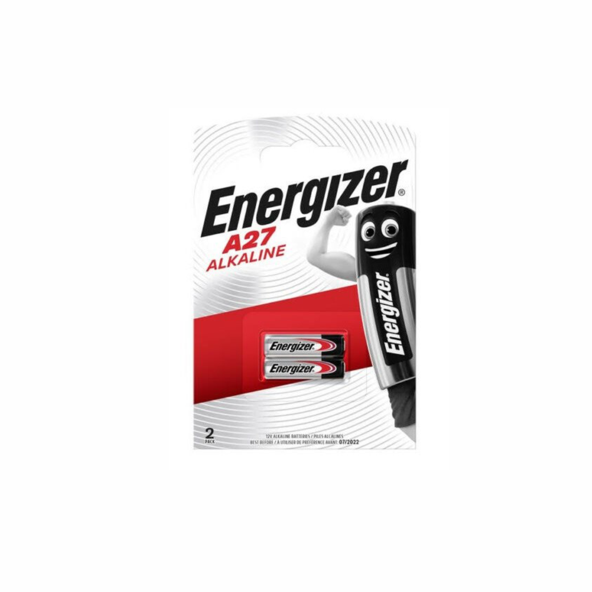 3330 Energizer Alkaline A27 ელემენტი, 2ც შეკვრა A27-FSB2 (639333)