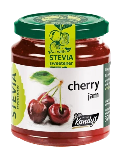 CHERRY STEVIA JAM 370gr 6pcs/box