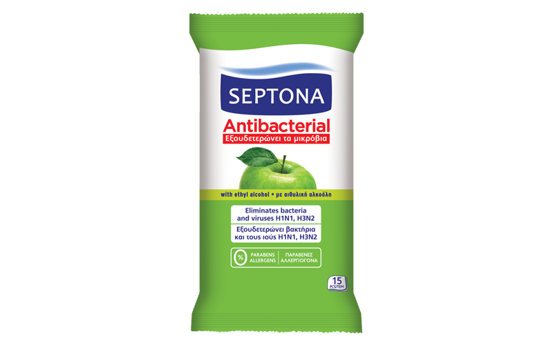 Septona - St. Napkin antibacterial green apple extract 1200-2004/1242/4503 #15