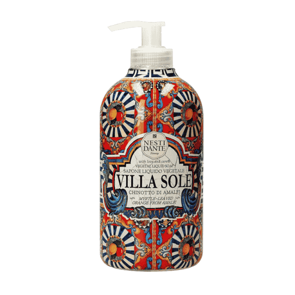 NESTI DANTE - Liquid soap "Villa Sole" with lemon and white flower scent 500g