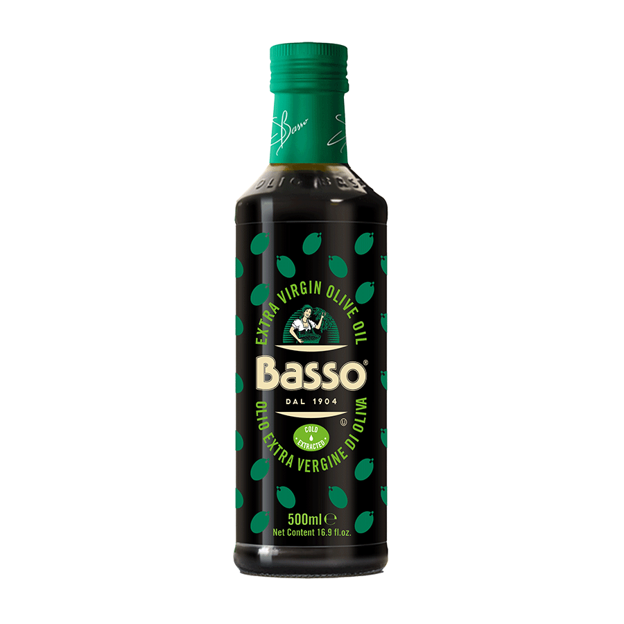 BASSO-OLIVE OIL EXTRA VIRGIN 0.5L