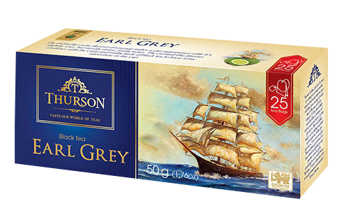 BLACK TEA EARL GREY 25 TEA BAGS