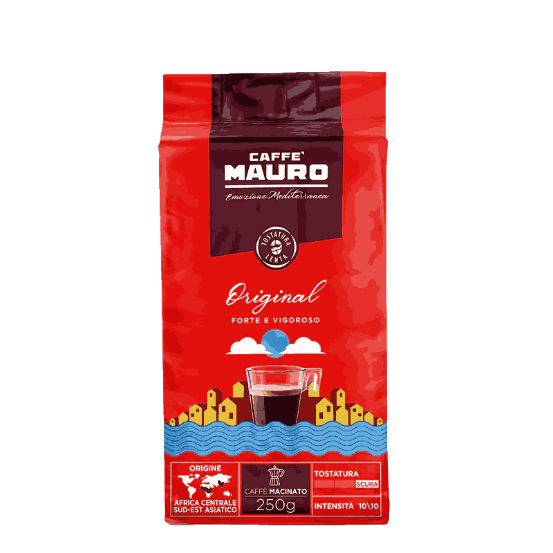 MAURO-COFFEE GROUND "ORIGINAL"- 10% ARABICA, 90% ROBUSTA 250G