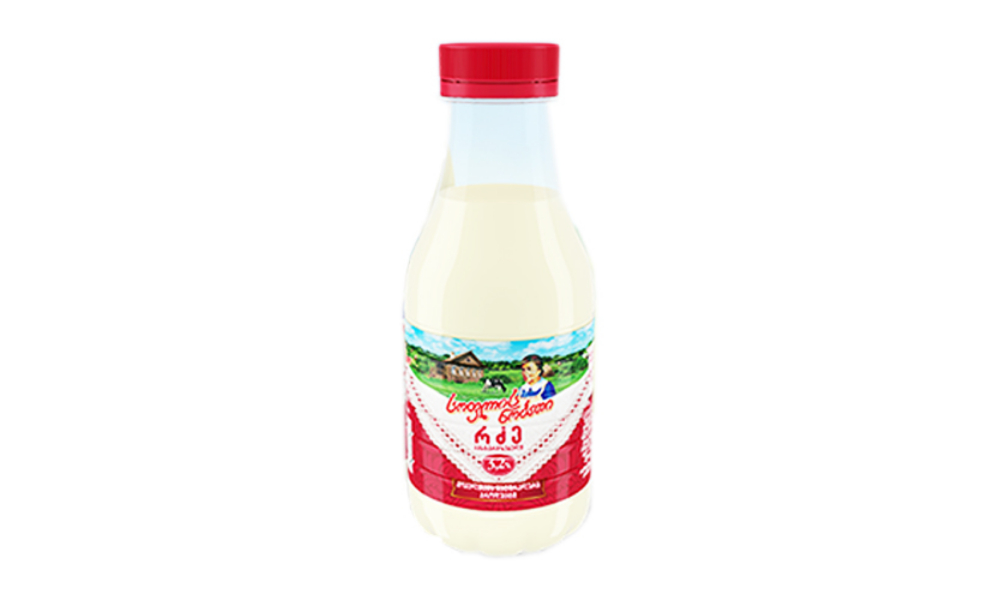 სოფლის ნობათი-რძე პასტერიზებული 3,2% 440გ
