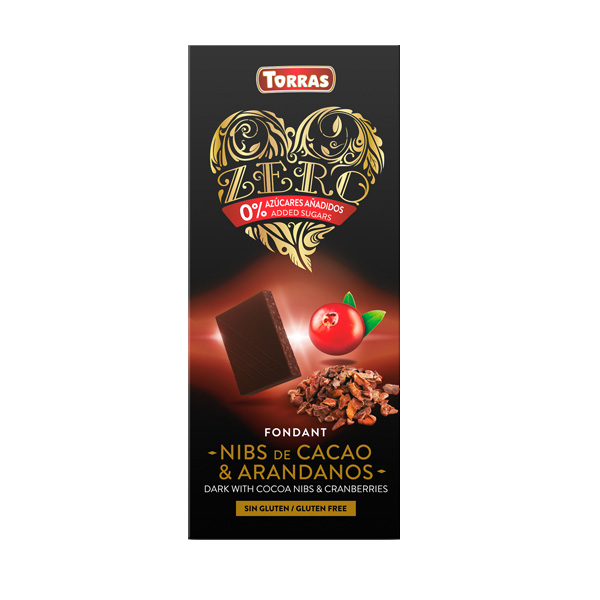 ZERO Dark Cocoa Nibs & Cranberries 125 g