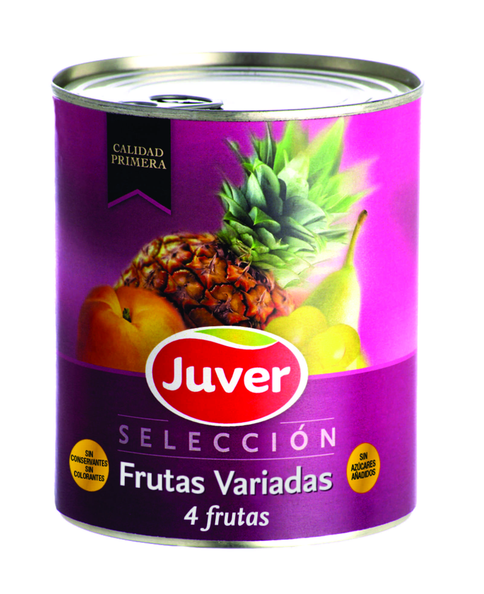 Juver - კონსერვირებული ხილის ასორტი უშაქრო , ულაქტოზო , უგლუტენო 850