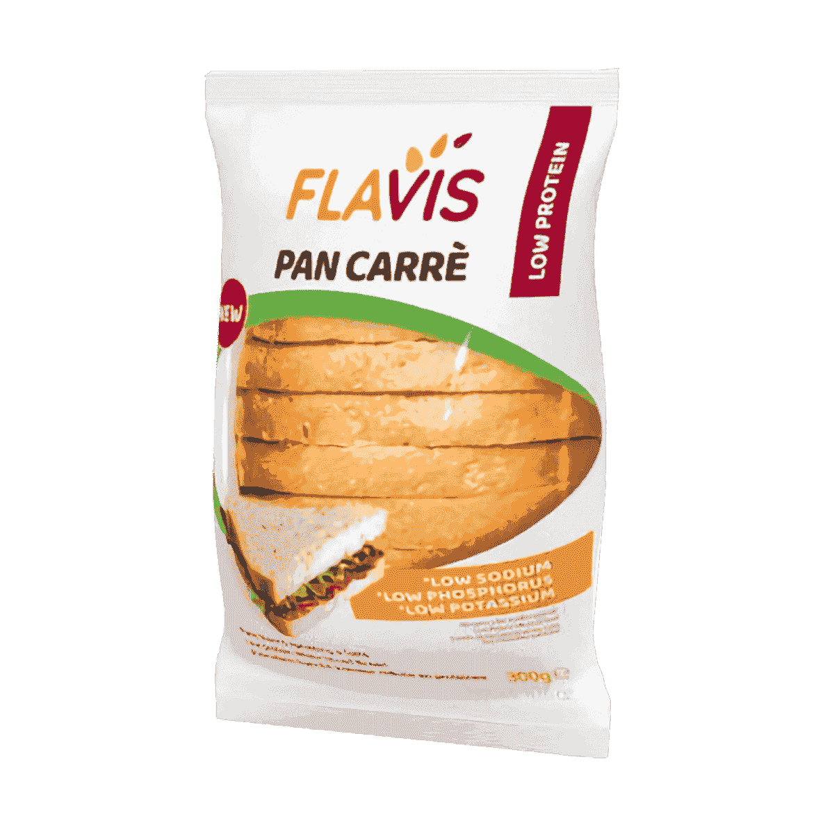 Flavis-bread white 300g low protein