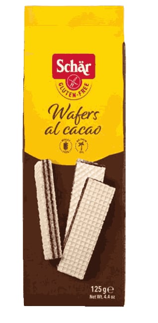 DR.SCHAR-WAFERS WITH CACAO,GLUTEN FREE 125G