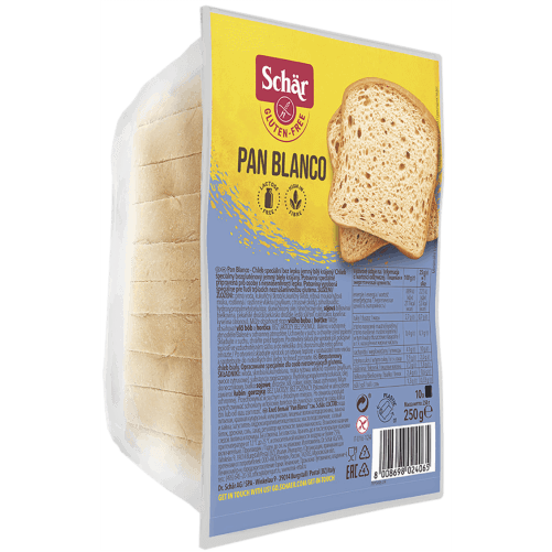 DR.SCHAR-PAN BLANCO,WHITE BREAD,GLUTEN FREE 250G