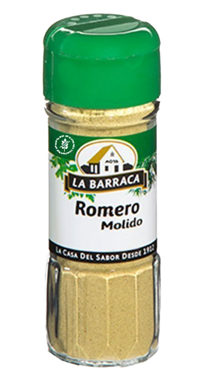 GLASS JAR BARRACA 24 G ROSEMARY POWDER