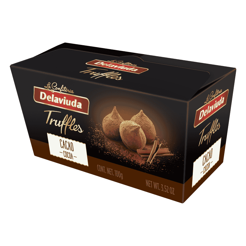 DELAVIUDA-COFFEE COCOA TRUFFLES 100G