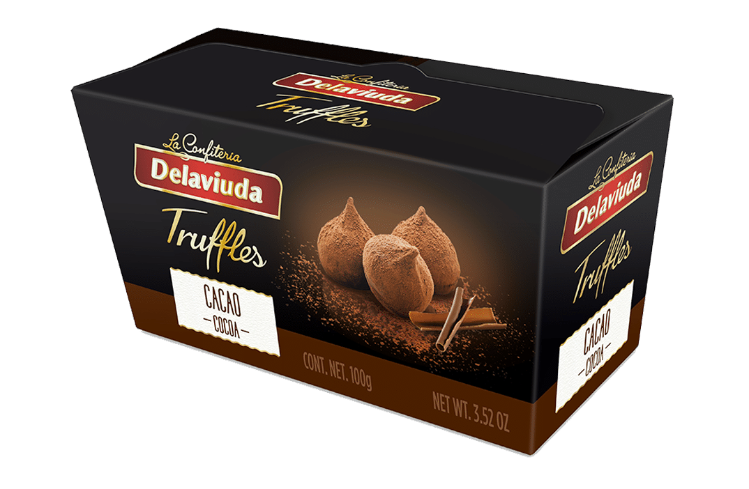 DELAVIUDA-COFFEE COCOA TRUFFLES 100G