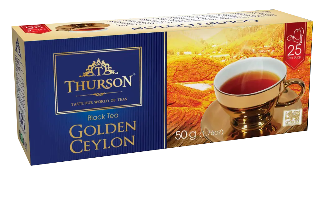 თურსონი-შავი ჩაი ერთჯერადი,  "GOLDEN CEYLON" 25ც  