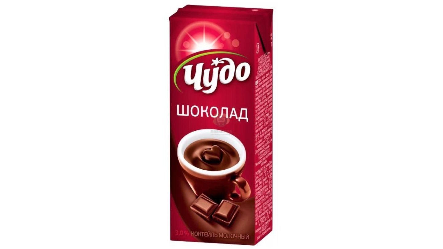 კოქტეილი ჩუდო შოკოლადი 3% 200გ