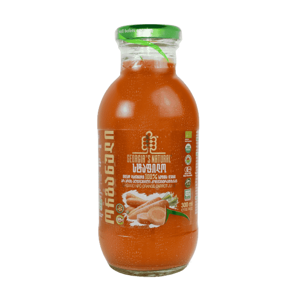 Organic, Gluten-Free Carrot 300ml, 100% Pure Juice