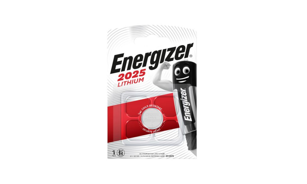 3026 Energizer 2025 ლითიუმ ელემენტი-ღილაკი, 1ც შეკრა  2025-FSB1 (638709)