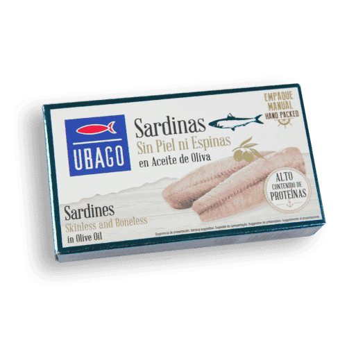 SARDINES SKINLESS & BONELESS OLIVE OIL PREM. RR125