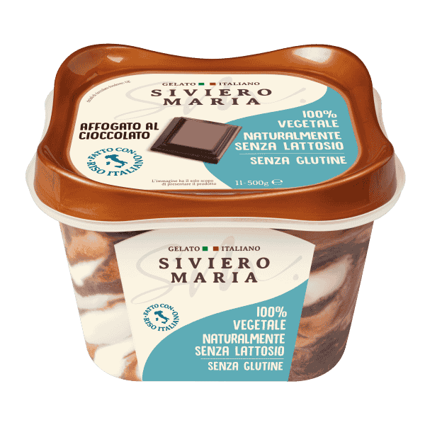 SIVIERO MARIA-AFFOGATO WITH CHOCOLATE. GLUTEN-FREE,LACTOSE-FREE, VEGEAN 1000ML