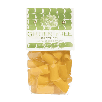 ANTICO-PASTA PACCHERI WITH RICE AND CORN FLOUR,GLUTEN FREE 250G