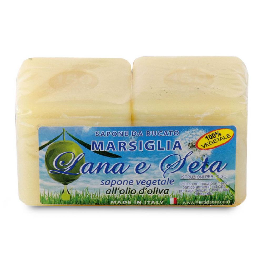 Nesti Dante - Soap for washing cotton and silk fabric. 2 pcs X150 g.