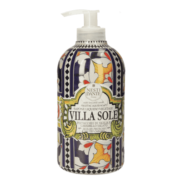 NESTI DANTE - Liquid soap "Villa Sole" with pistachio and caramel scent 500g