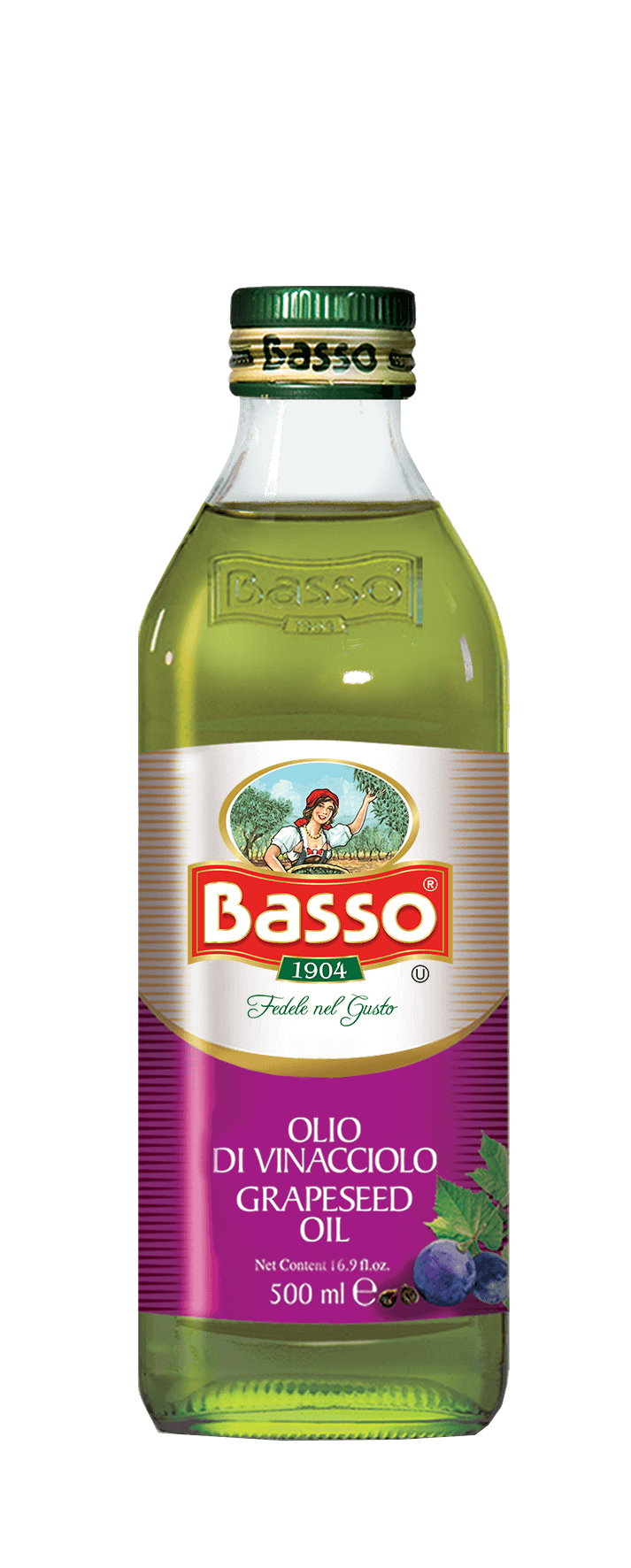 BASSO GRAPESEED OIL 500 ml