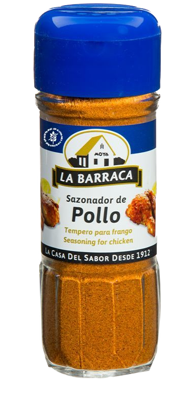 GLASS JAR BARRACA 68 G CHICKEN SEASONING