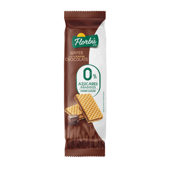 FLORBU-sugar-free wafers with chocolate hearts 150g