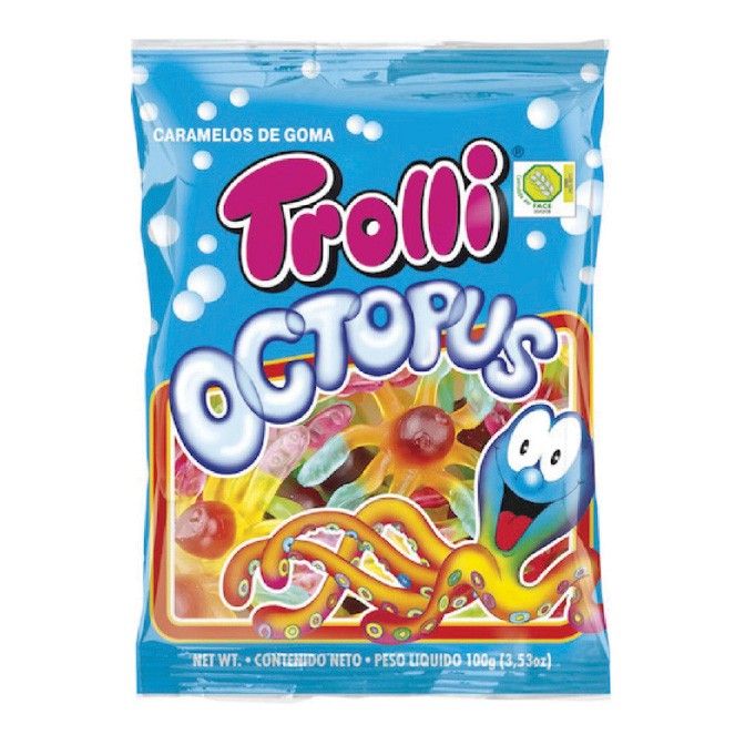 TROLLI JELIBON OCTOPUS 100GR