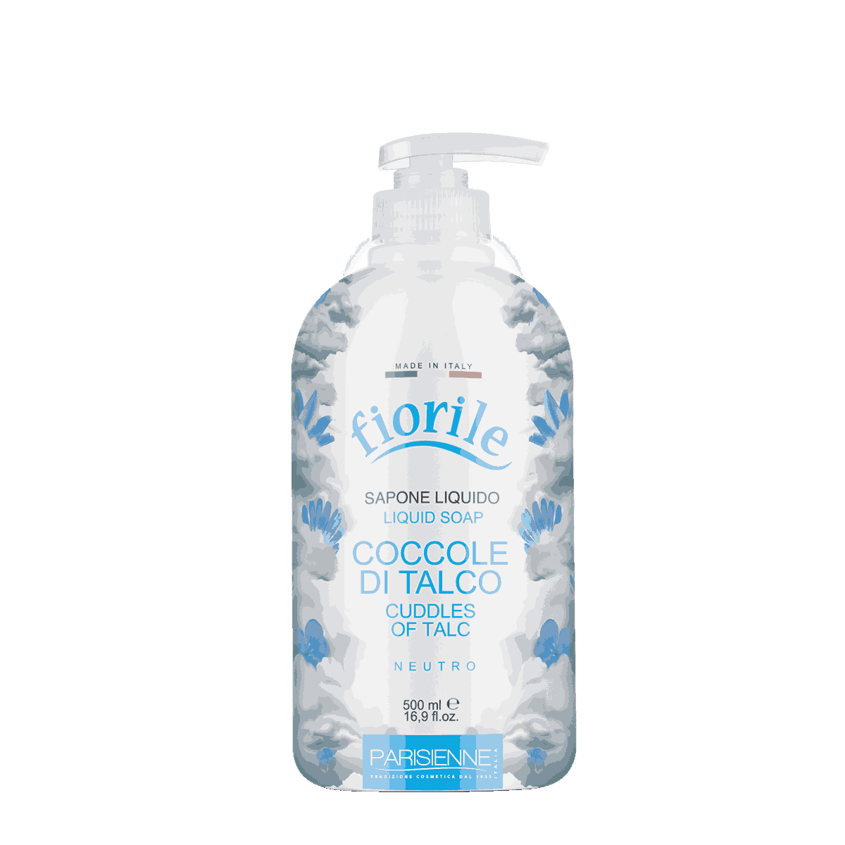 პარიზიენა-თხევადი საპონი ტალკით.500მლ