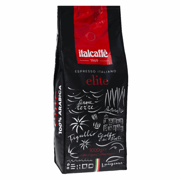 ITALCAFFE-ELITE COFFEE BEANS 1KG 100% ARABICA