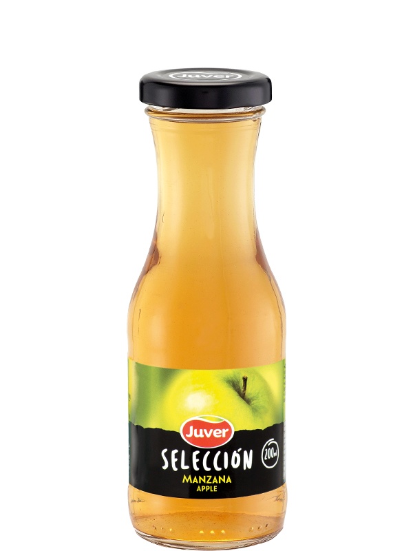 JUVER-SELECCION APPLE  JUICE, SUGAR & GLUTEN FREE 0.2L