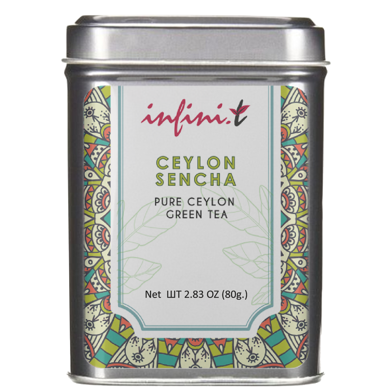 15254 Infini-T Sencha 80g loose tea tin