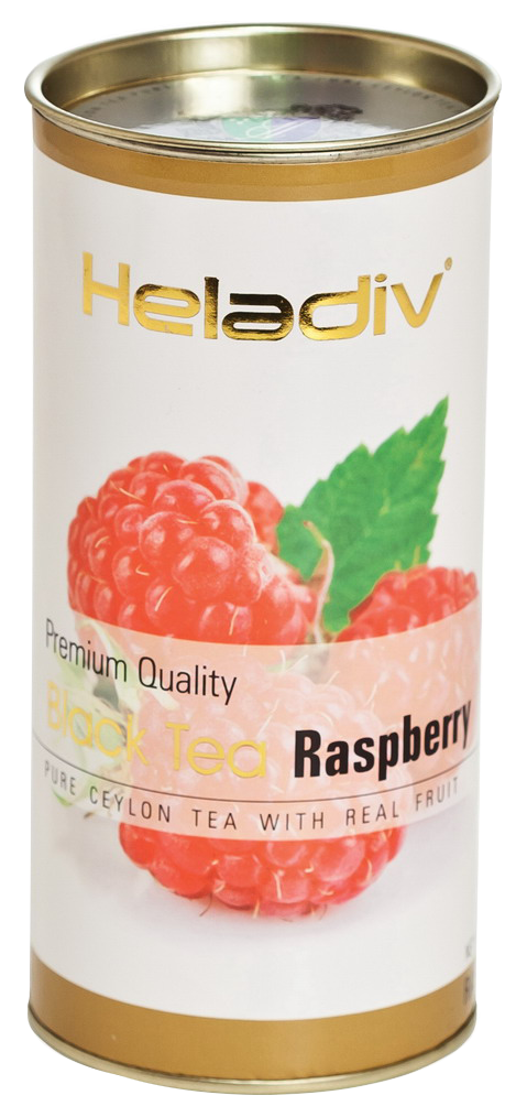 10955 Heladiv Black Tea Rasberry 100g Paper Tube