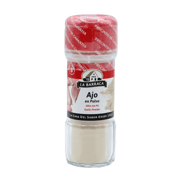 GLASS JAR BARRACA 38 G GARLIC POWDER