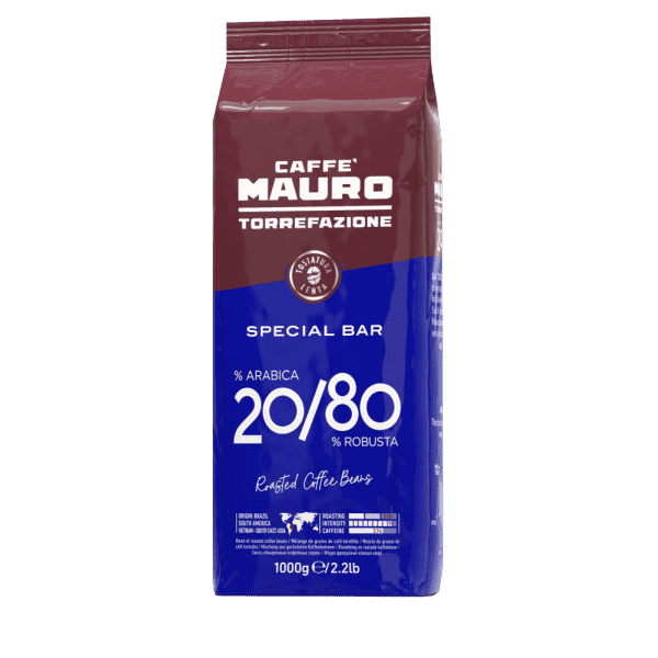 MAURO-COFFEE BEANS SPECIAL BAR 20%ARABICA,80% ROBUSTA 1KG