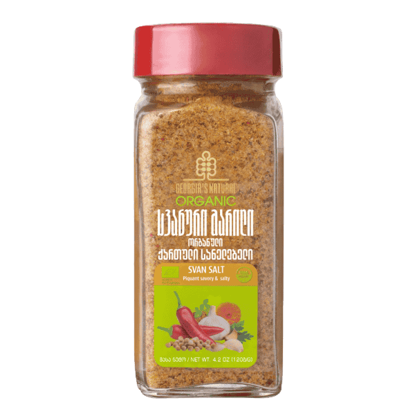 Organic, gluten-free Georgian spice Svanuri salt 120g