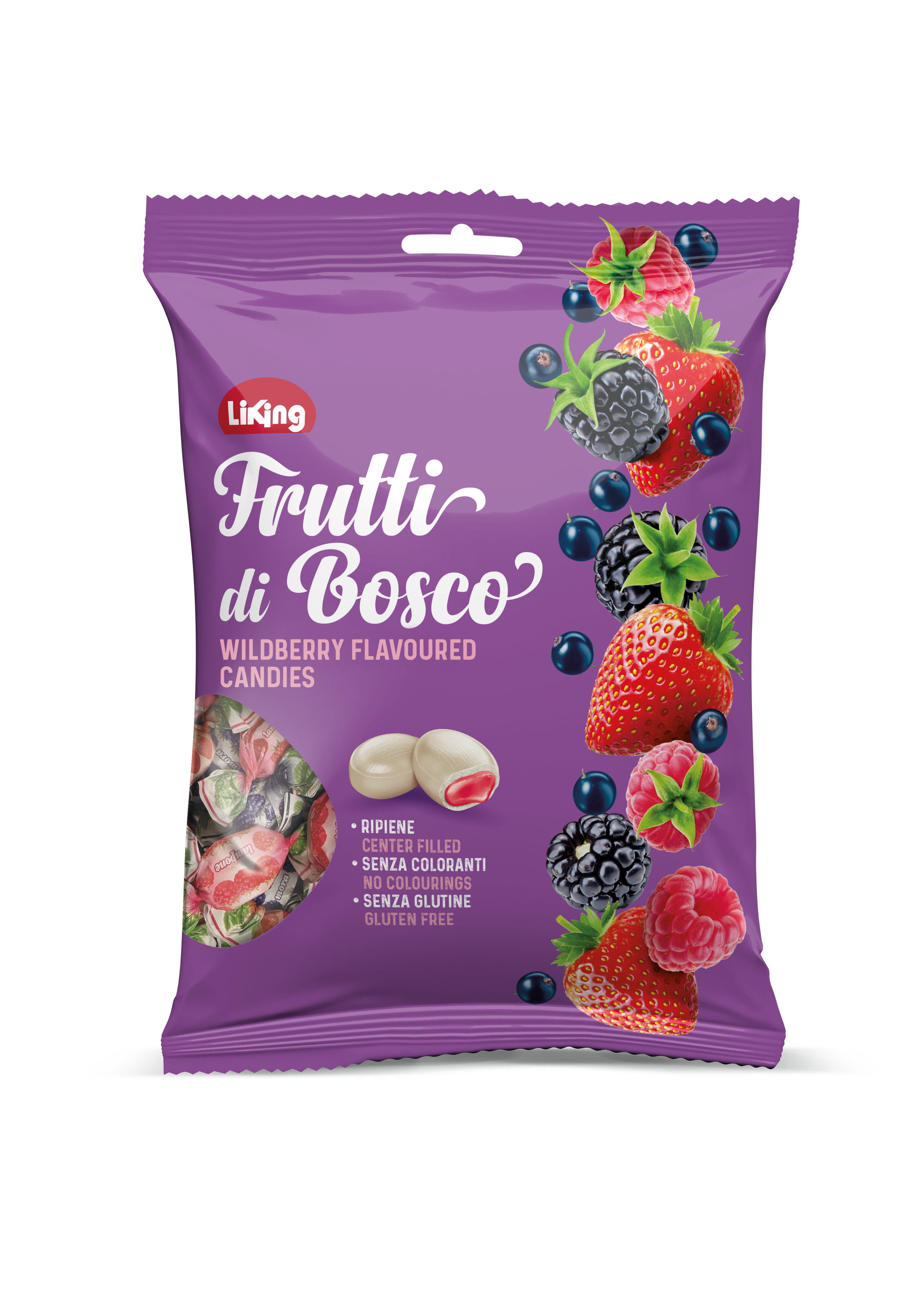 LIKING-CANDIES WITH WILDBERRY, GLUTEN FREE 150G