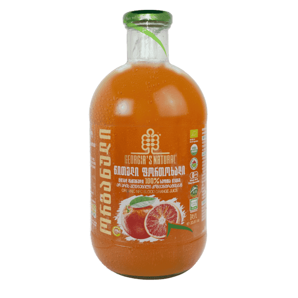 Organic, Gluten-Free Blood Orange 1L, 100% Pure Juice