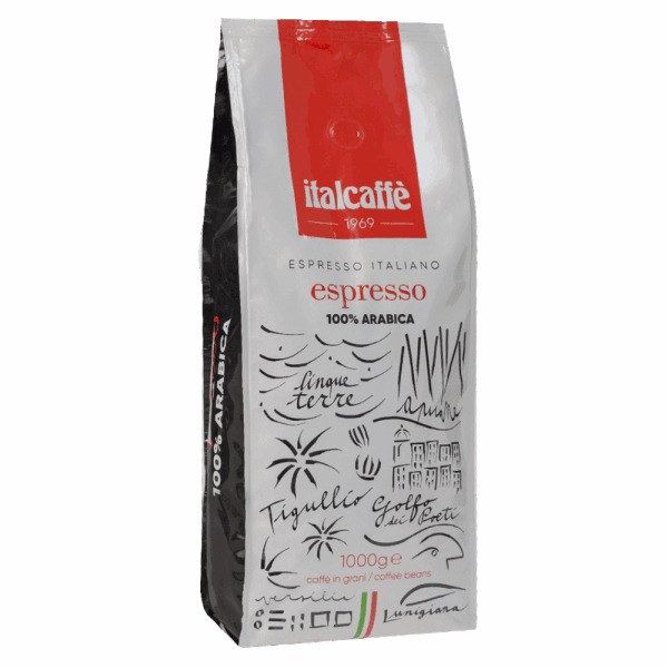ITALCAFFE-100% ARABICA COFFEE BEANS 1KG