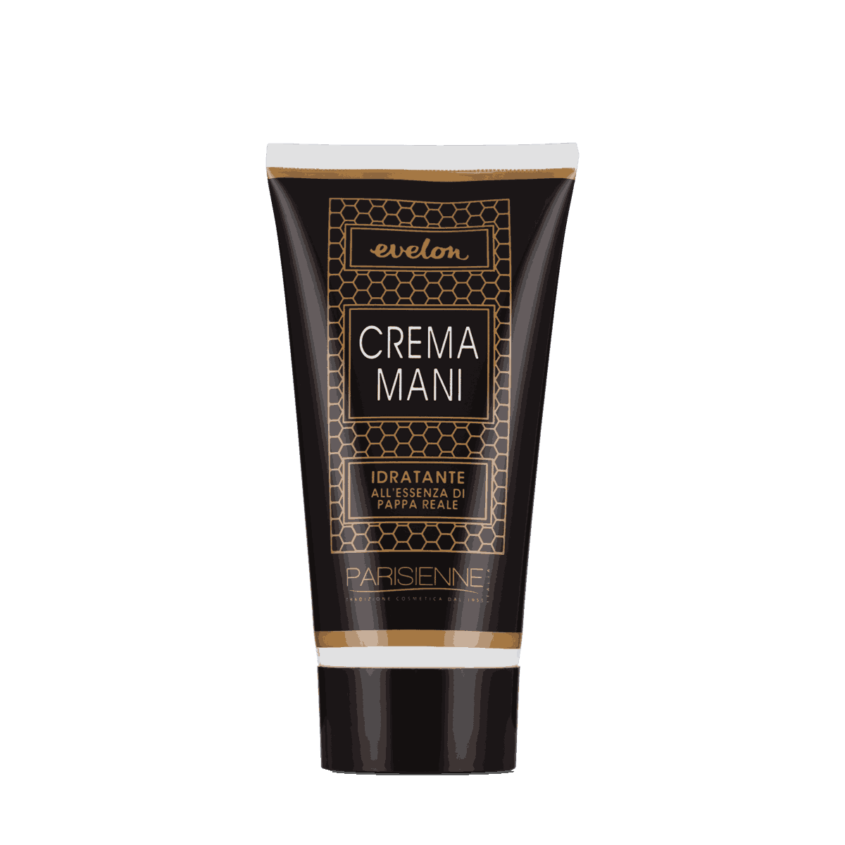 პარიზიენა-ხელის კრემი ფუტკრის რძის ექსტრაქტით ტუბში.150მლ