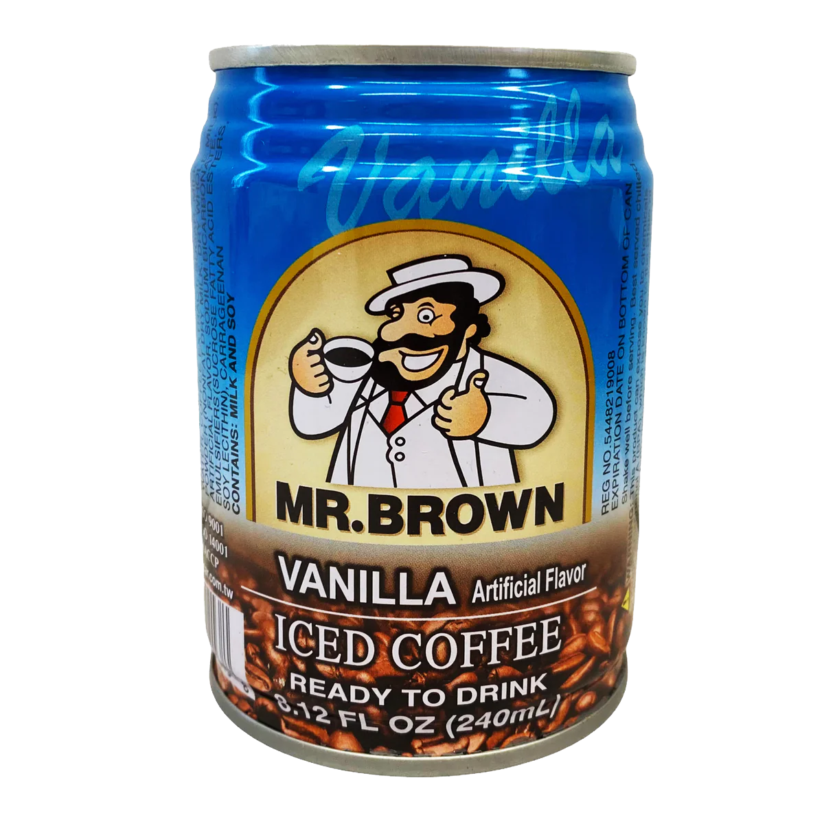 ყავა Mr. Brown Vanilla coffee 24x240მლ.