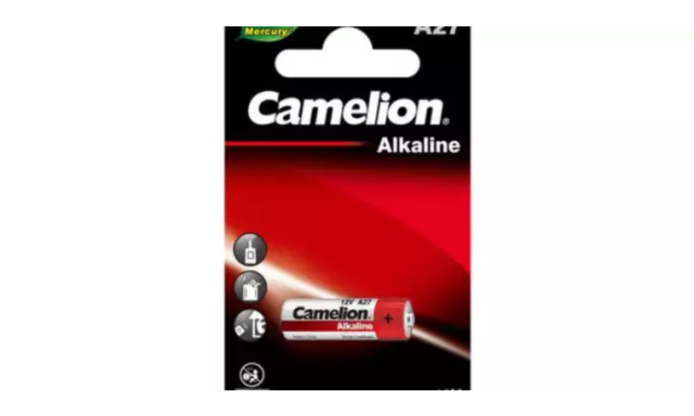 5063 Camelion Alkaline (mercury free) ელემენტი, 1ც შეკვრა, A27-BP1(0%HG)