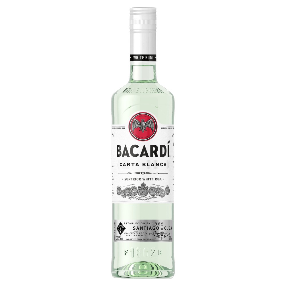 Bacardi Carta Blanca 0,7 L 37,5 % - რომი ბაკარდი კარტა ბლანკა
