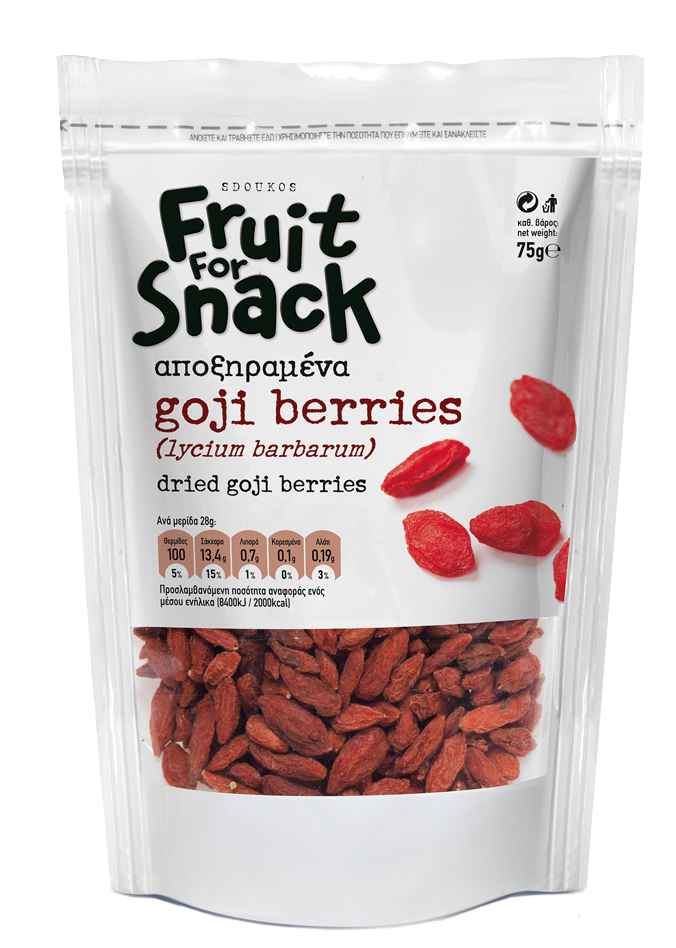 FRUIT FOR SNACK DRIED GOJI BERRY 75g