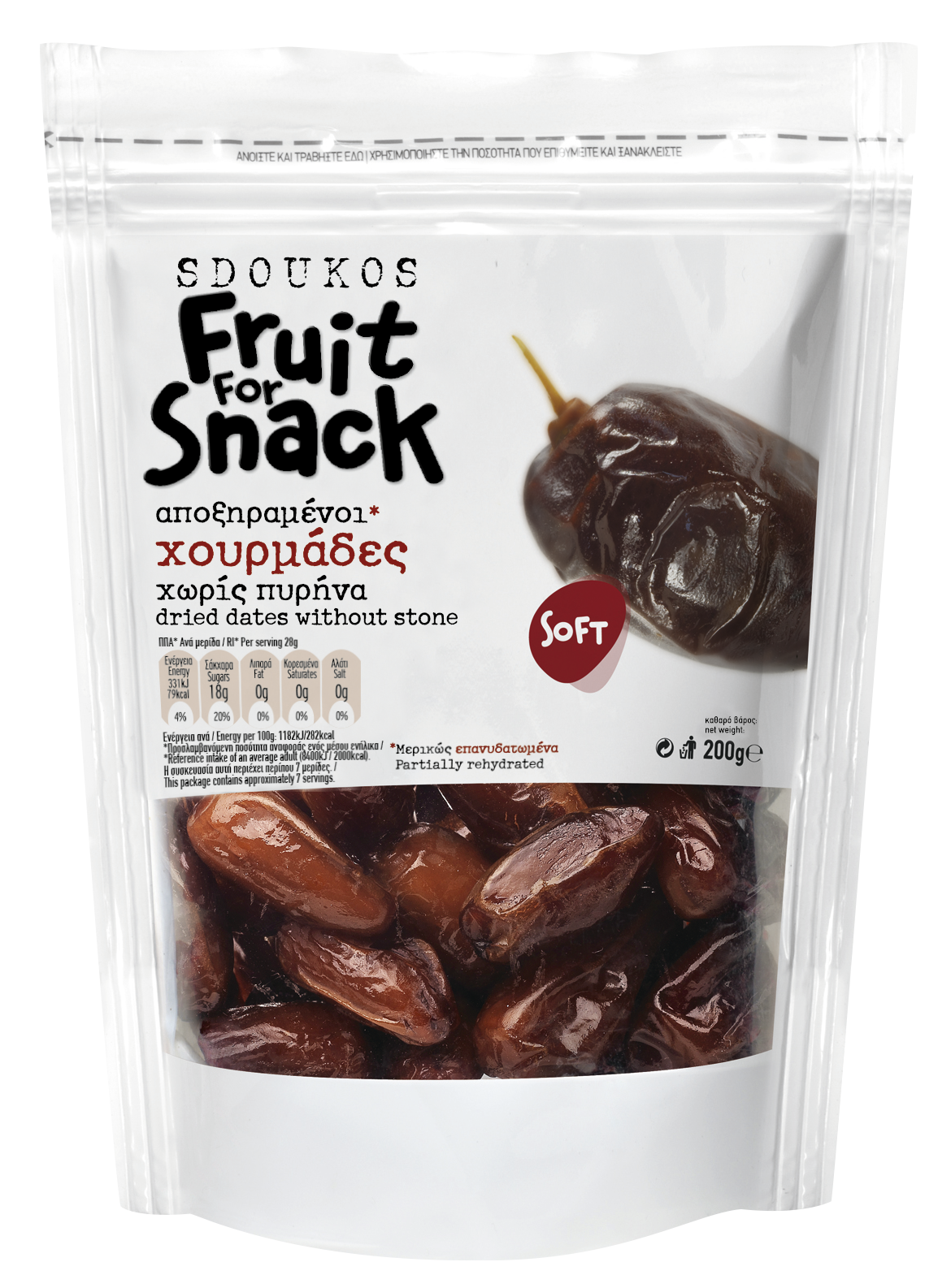 FRUIT FOR SNACK DRIED DATES PITTED PARTIALLY REHYDRATED 2009