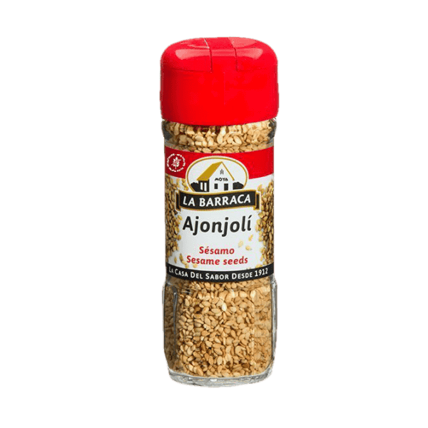 GLASS JAR BARRACA 47 G TOASTED SESAME SEEDS