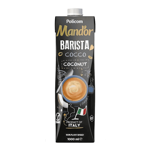 POLICOM-BARISTA COCONUT MILK VEGAN,LACTOSE FREE 1L