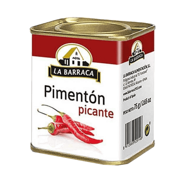 TIN 75 G BARRACA HOT PAPRIKA