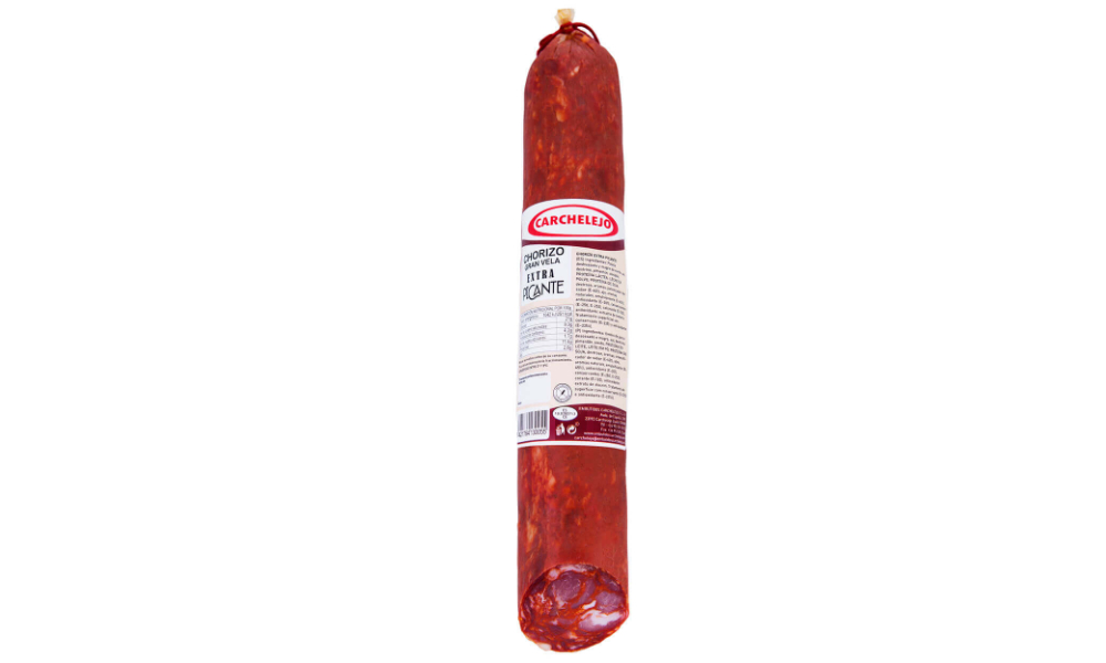 CARCHELEJO - CHORIZO ROJO GRAN VELA EXTRA PICANTE, 100gr.